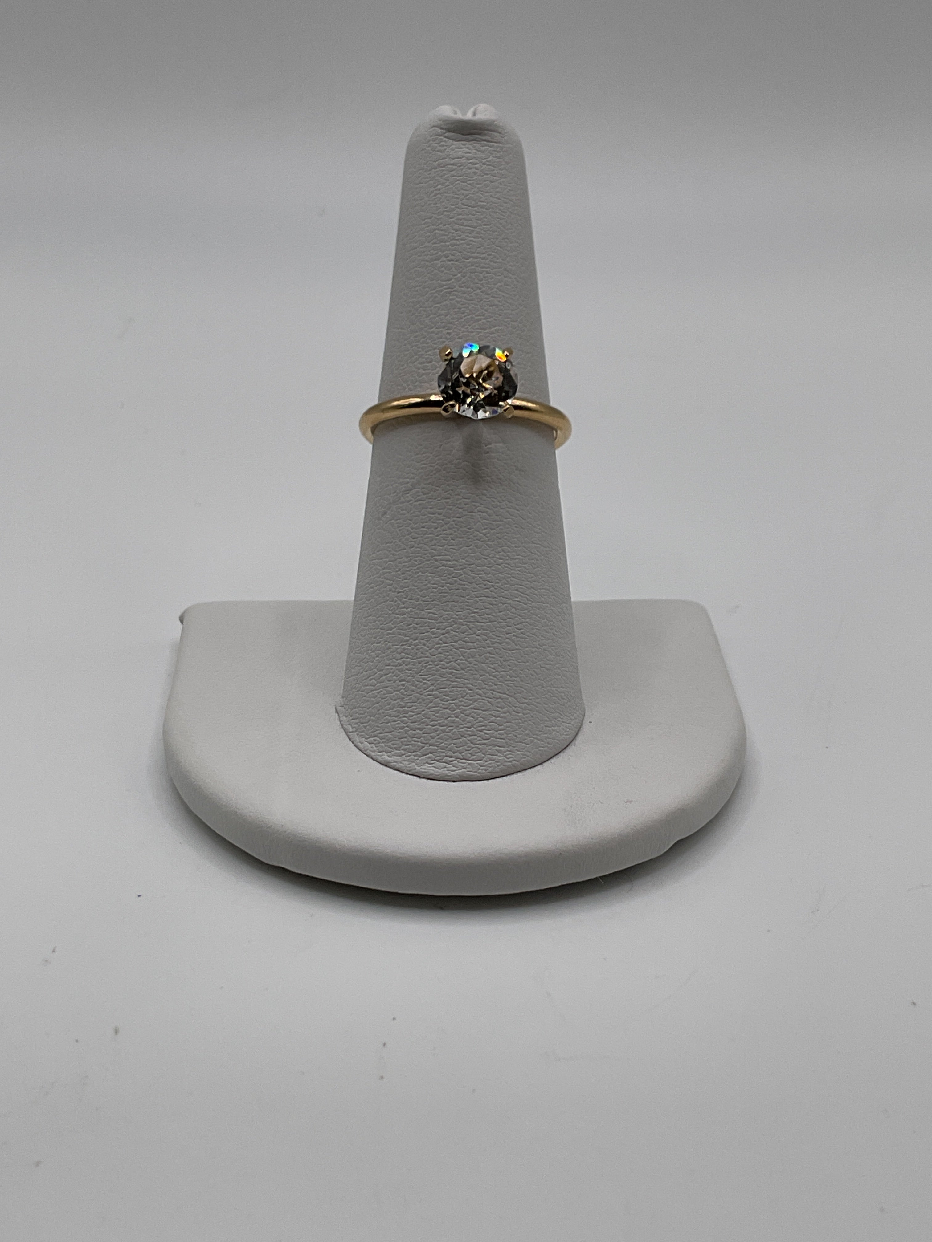 Michael Kors Gold Tone Solitaire Ring Wrap Set | Stackable Designer Ring - Estate Sale (Great Condition)